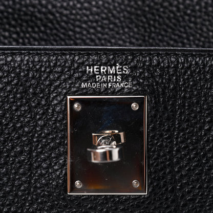 Hermes Togo Kelly Retourne 32 Black 7 of 9