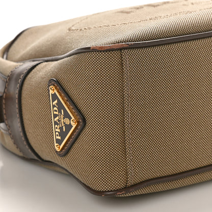 Prada Jacquard Logo Camera Bag Corda Bruciato 8 of 10