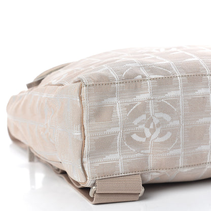 Chanel Nylon Travel Backpack Beige 8 of 9