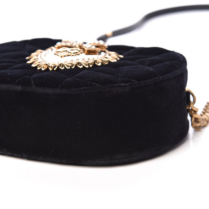 Dolce & Gabbana Velvet Devotion Crossbody Bag Black 9 of 9