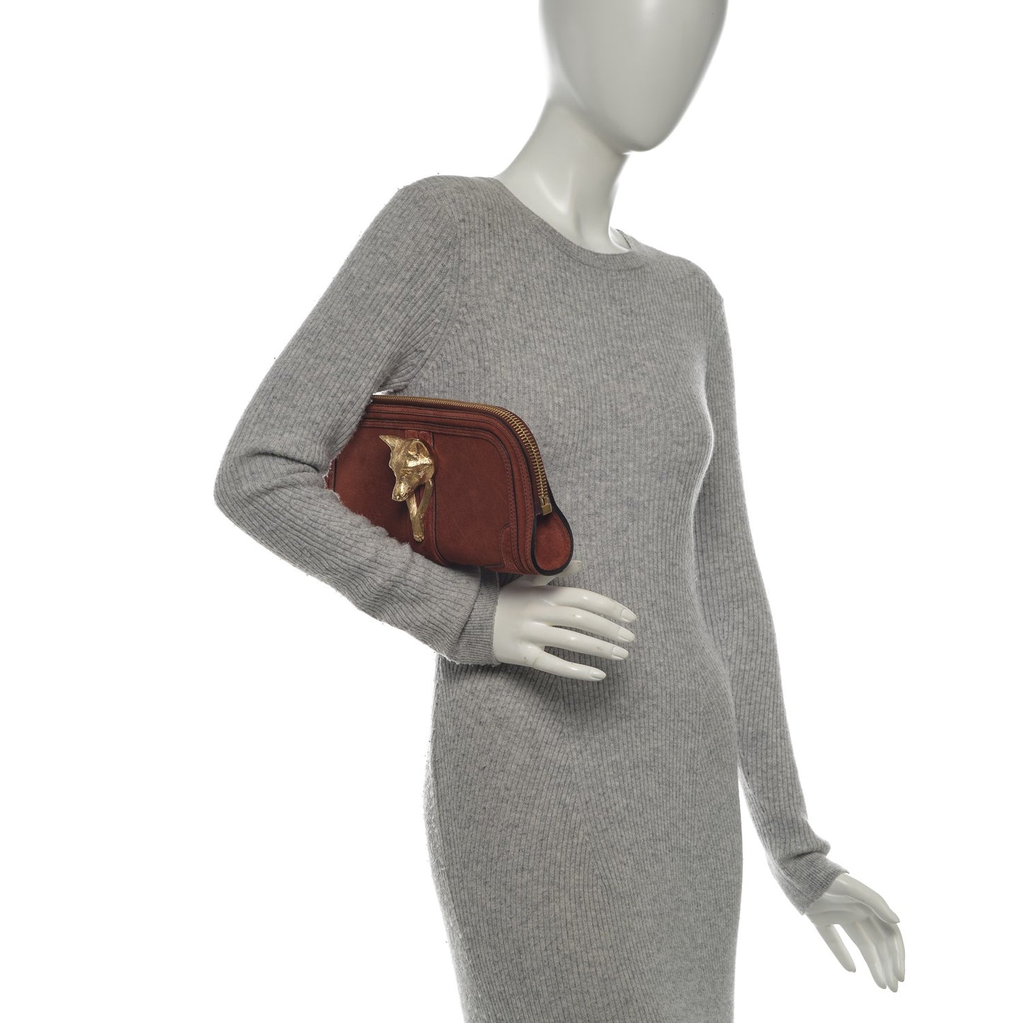 Prorsum Grainy Nubuck Alma Fox Clutch