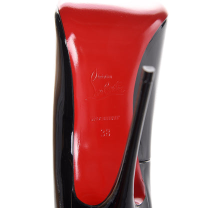 Christian Louboutin Patent So Kate 120 Pumps 38 Black 6 of 10