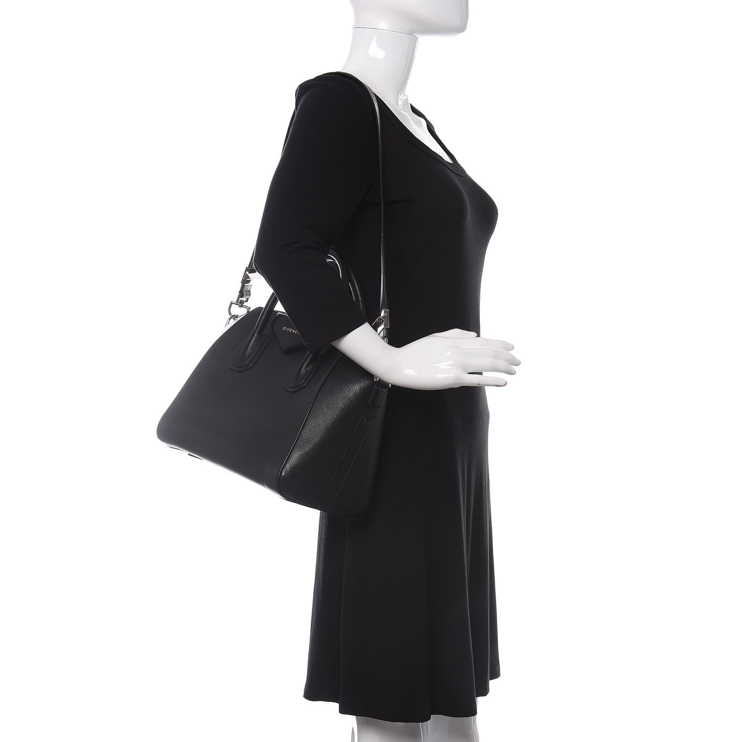 Givenchy Sugar Goatskin Small Antigona Black 2 of 12