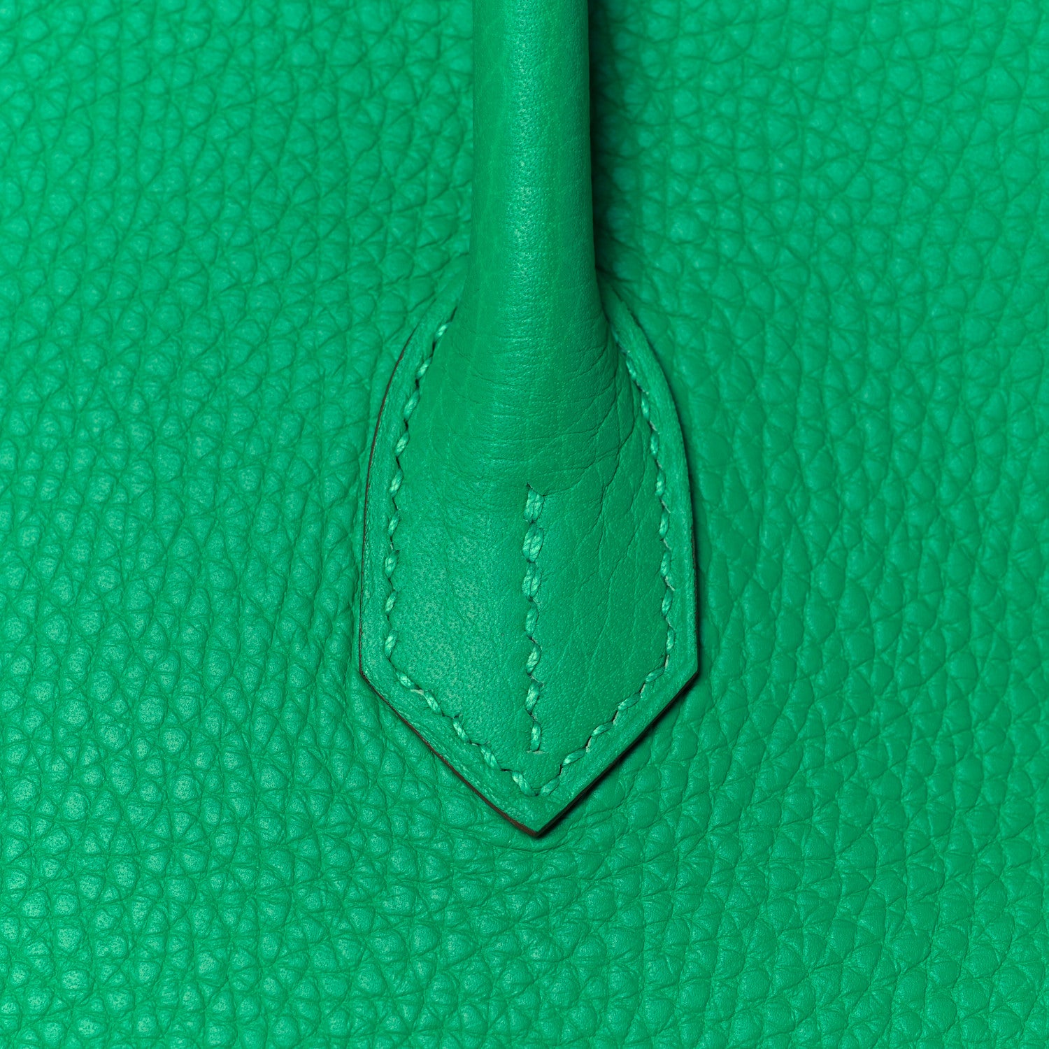 Hermes Taurillon Clemence Birkin 35 Menthe 10 of 34