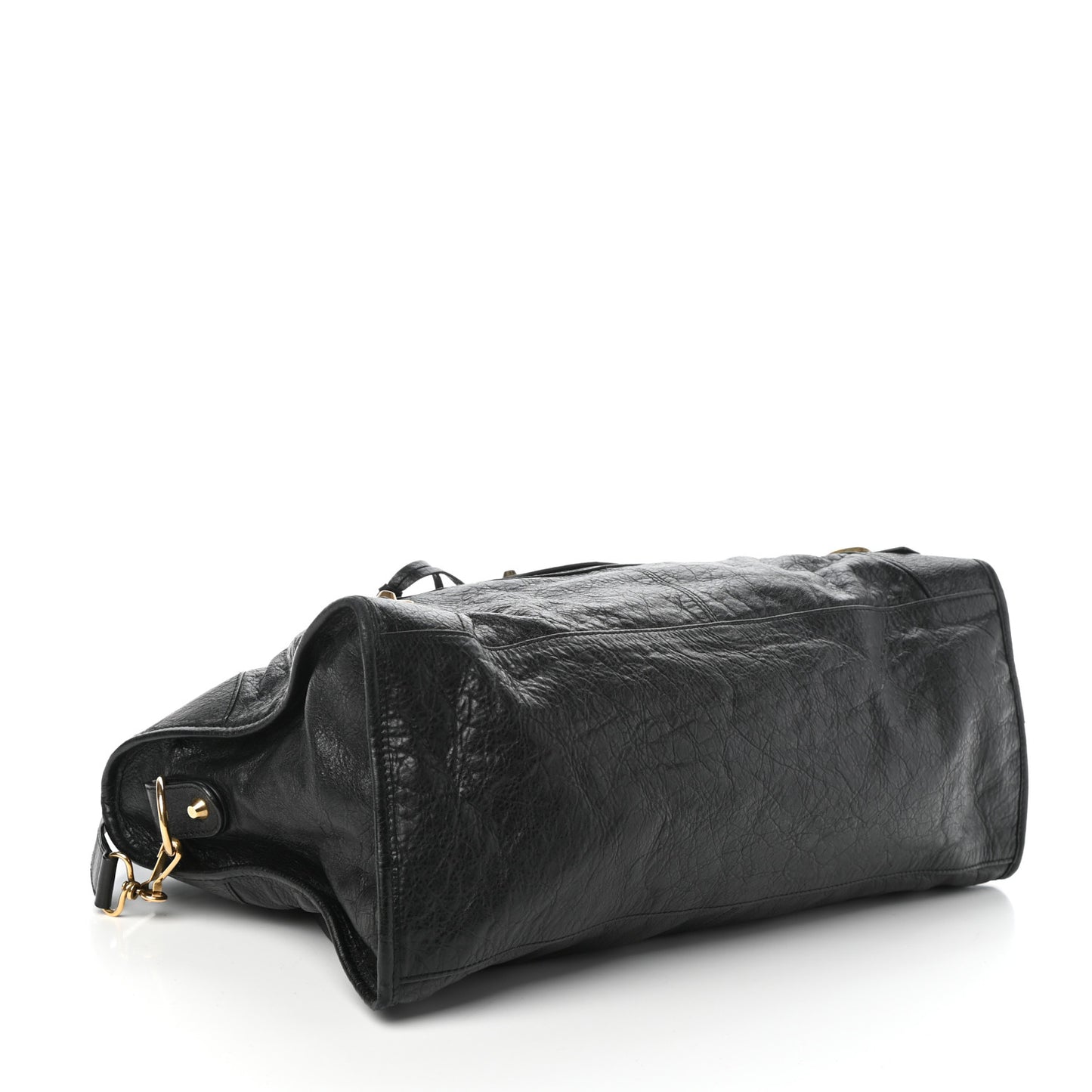 Agneau Classic Gold Hardware Part Time Black