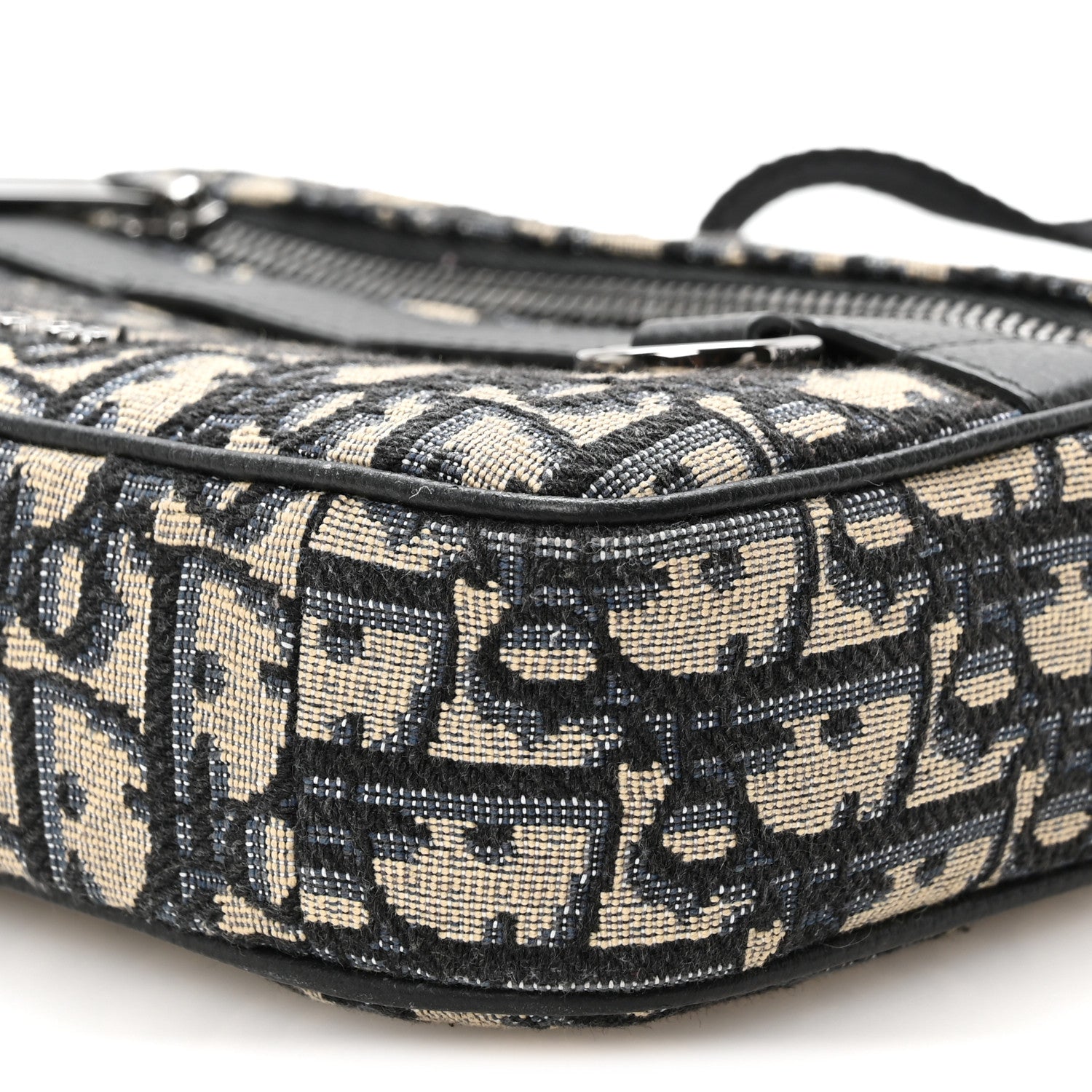 Christian Dior HOMME Oblique Mini Safari Messenger Navy Blue 9 of 10