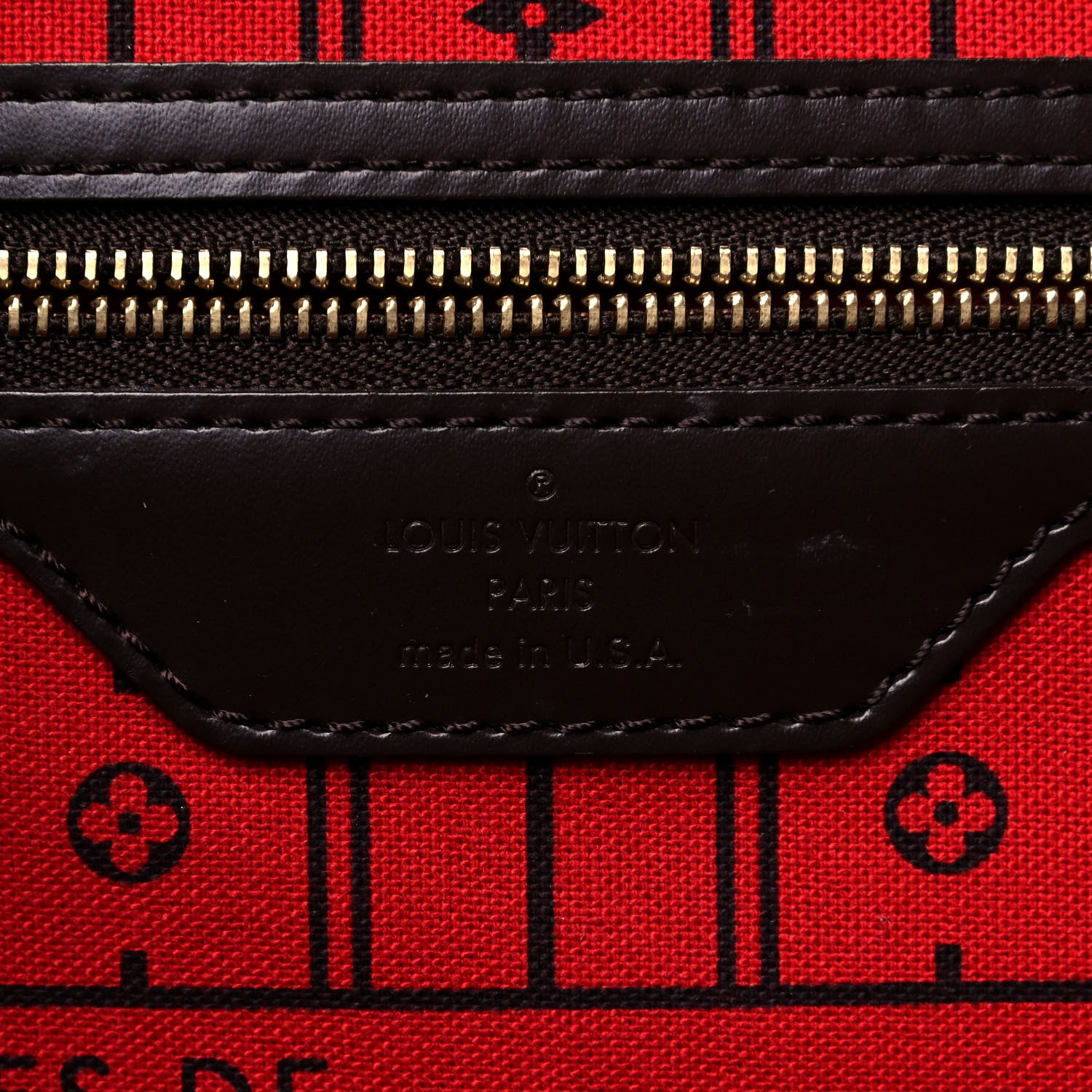 Louis Vuitton Damier Ebene Neverfull MM 6 of 13