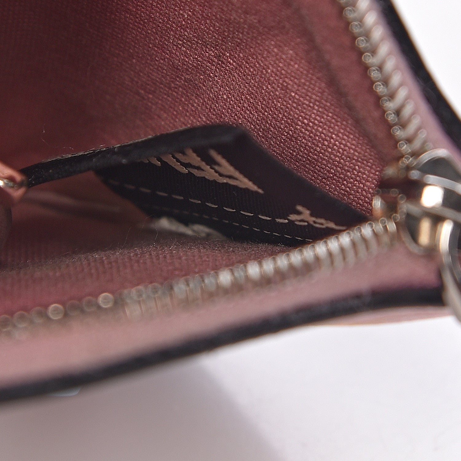Fendi Vitello Elite Century Hypnoteyes Studded Coin Pouch Key Case Bubblegum Multicolor 8 of 18
