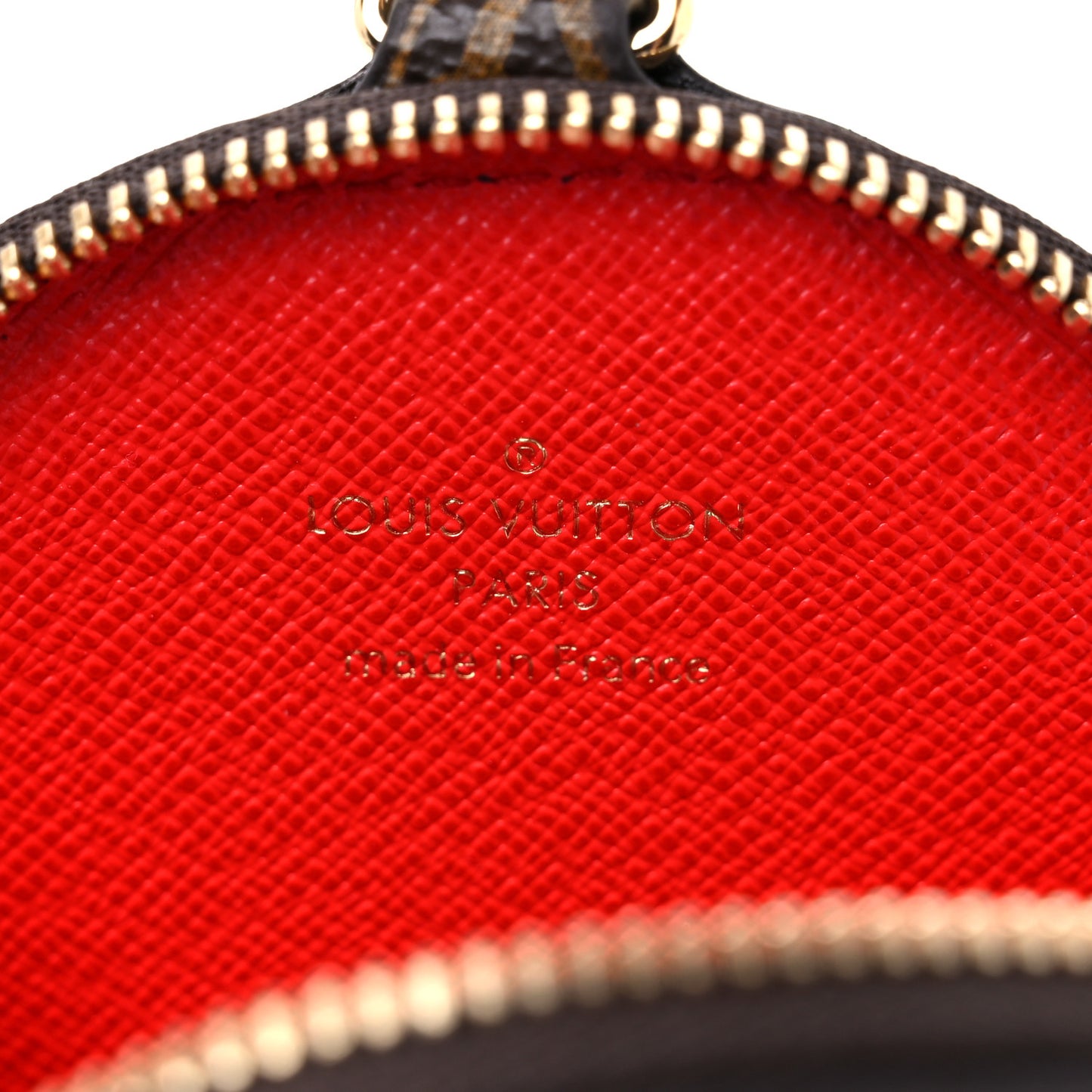 Monogram OnTheGo East West Round Coin Purse Red