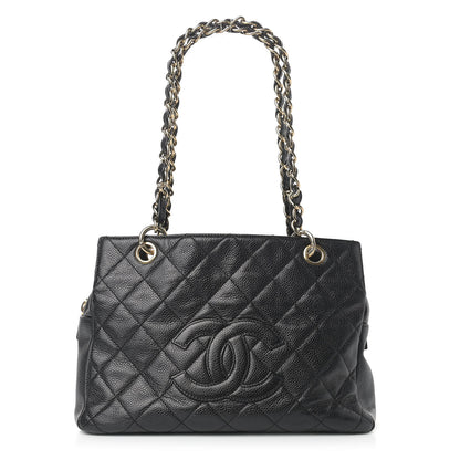 Chanel Caviar Quilted Petit Timeless Tote PTT Black 1 of 11