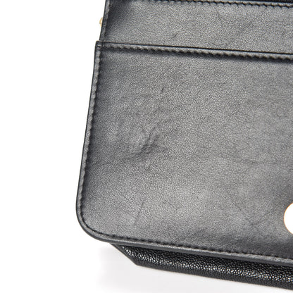Chanel Caviar Quilted Boy Wallet On Chain WOC Black 17 of 21