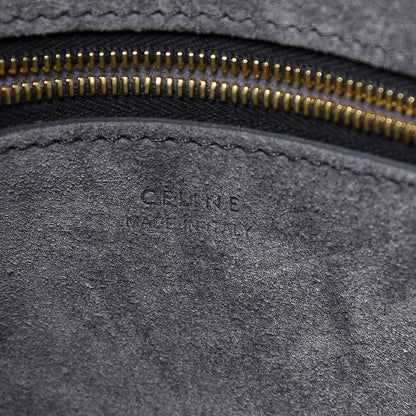 Celine Soft Grained Calfskin Sangle Bucket Bag Storm 18 of 23