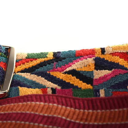Valentino Garavani Canvas Native Couture 1975 Embroidered Rockstud Guitar Strap Multicolor 7 of 8