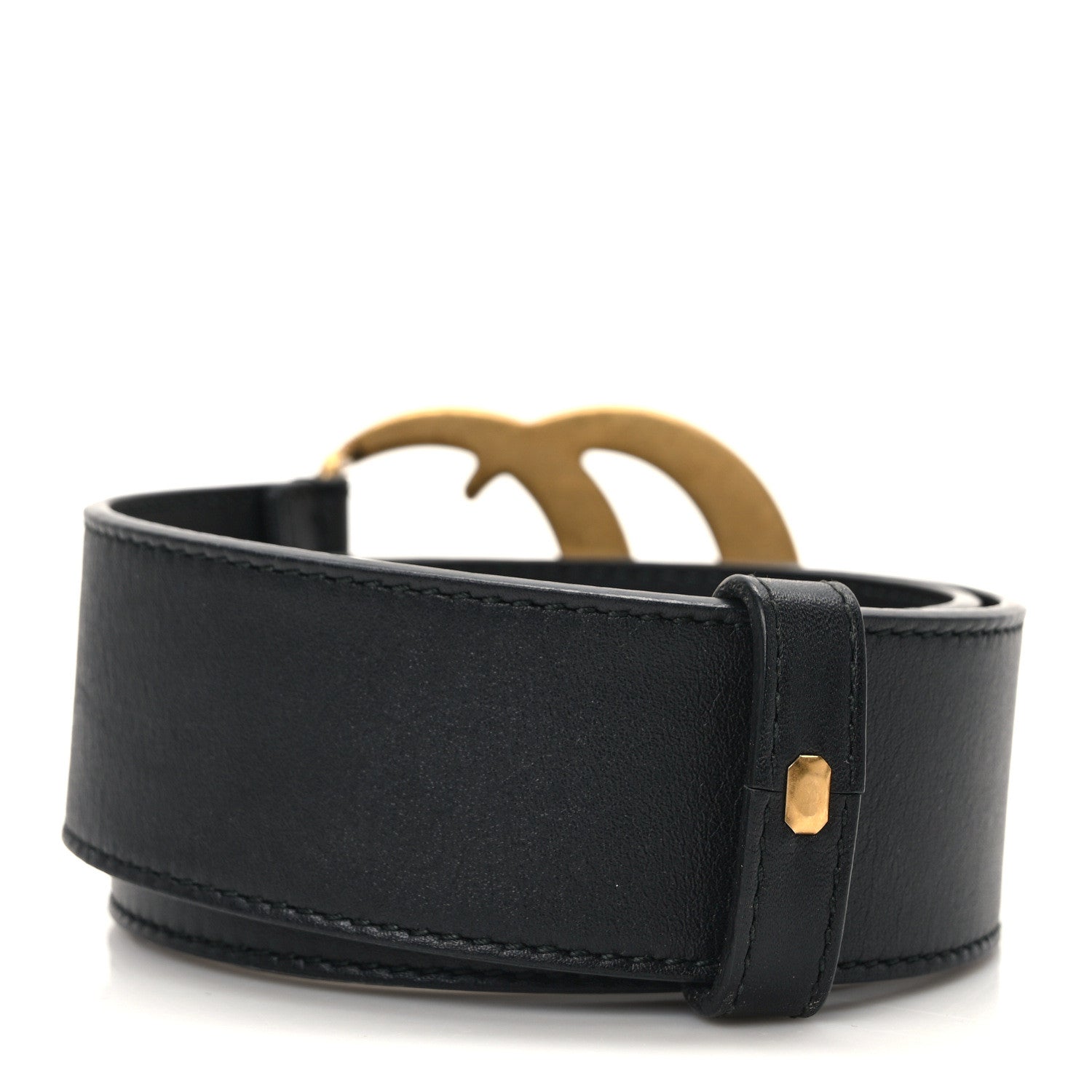 Gucci Calfskin Double G 40mm Belt 65 26 Black 2 of 4