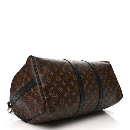 Louis Vuitton Monogram Macassar Keepall Bandouliere 45 3 of 9