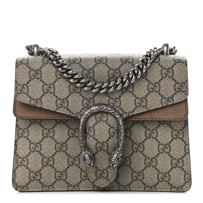 Gucci GG Supreme Monogram Mini Dionysus Shoulder Bag Taupe 1 of 9