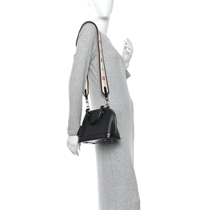 Louis Vuitton Epi Jacquard Alma BB Black 2 of 11