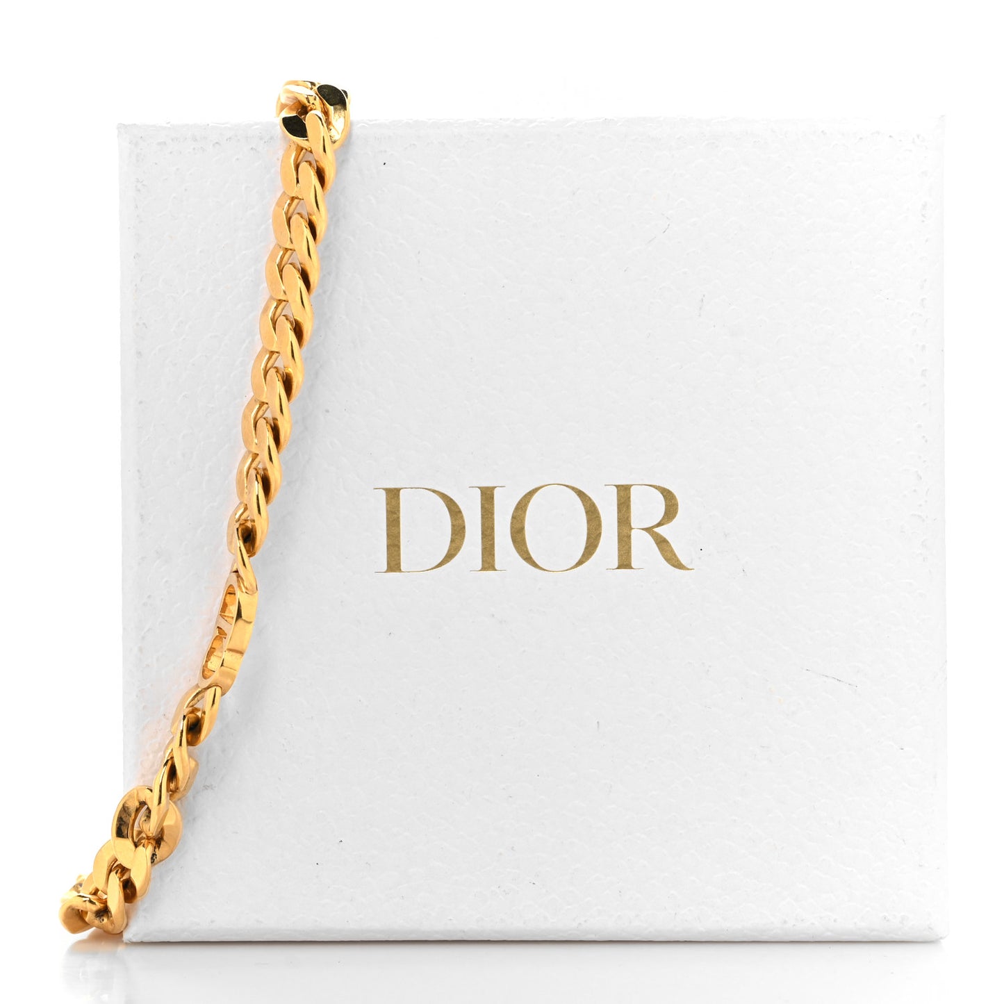 Metal CD Choker Necklace Gold