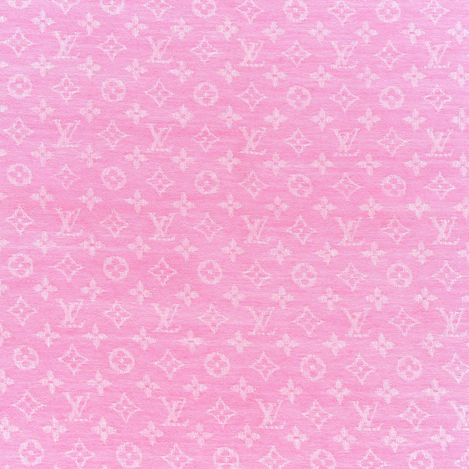Louis Vuitton Silk Wool Monogram Petit Louis Shawl Pop 4 of 4