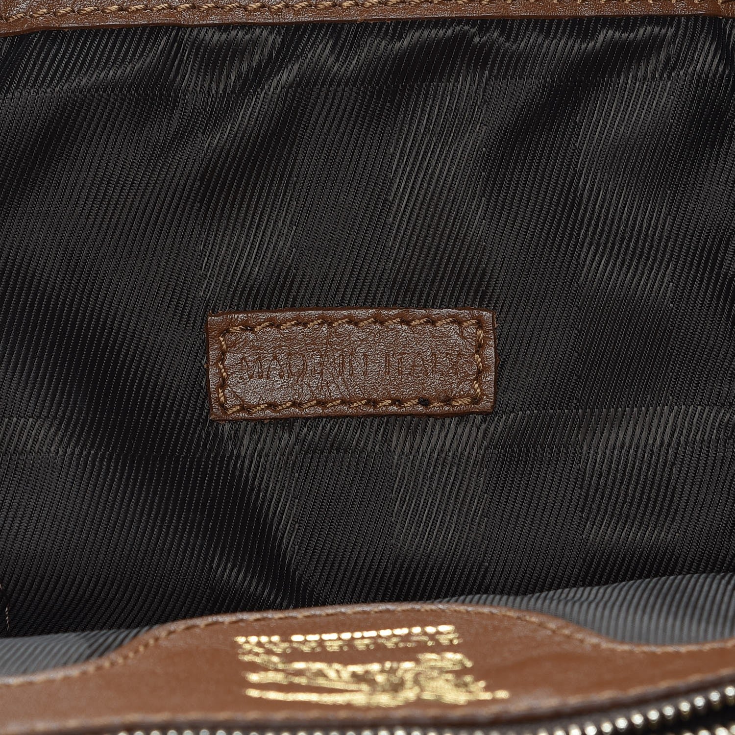 Burberry Calfskin Quilted Large Manor Tote Tan 6 of 18
