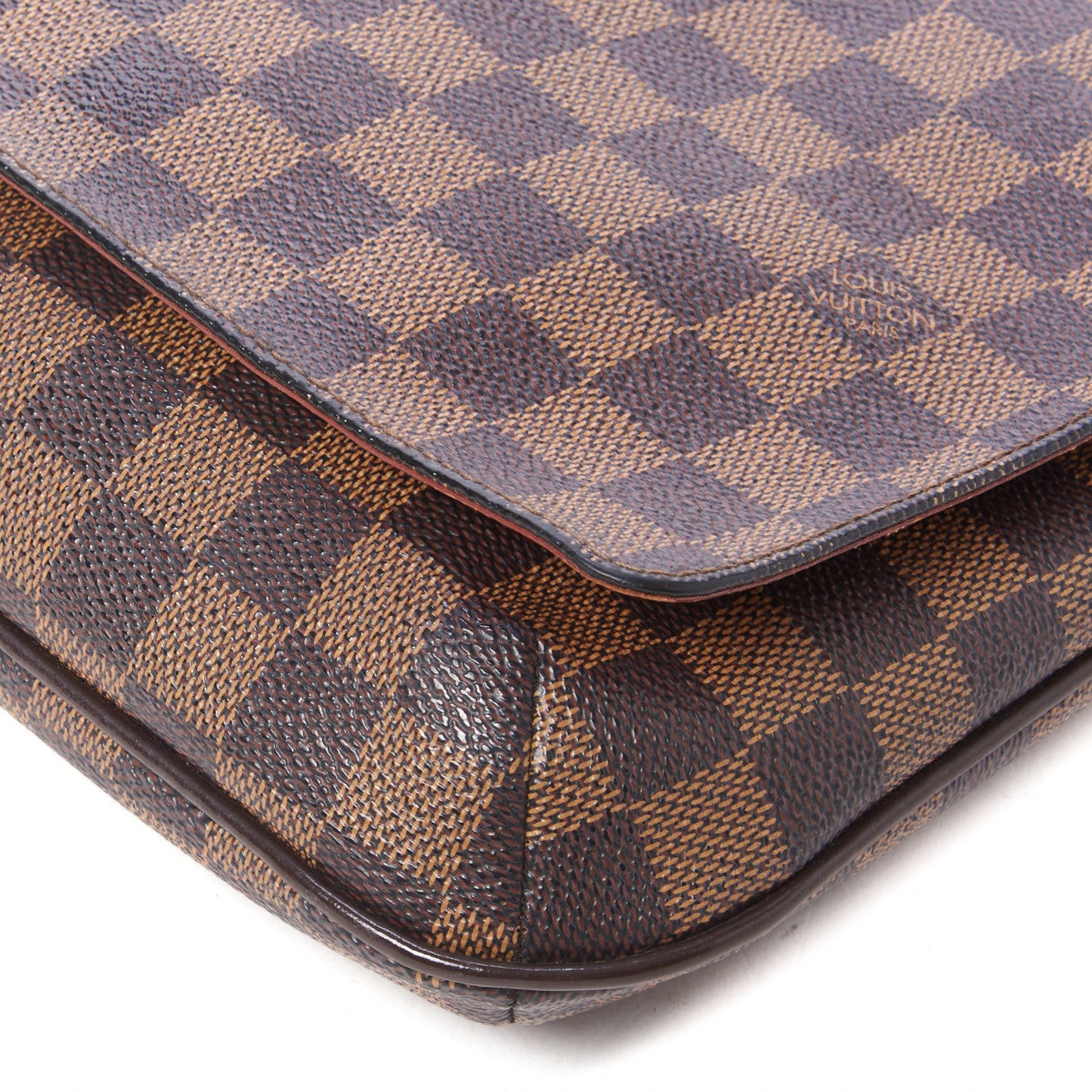 Damier Ebene Musette Tango Long Strap