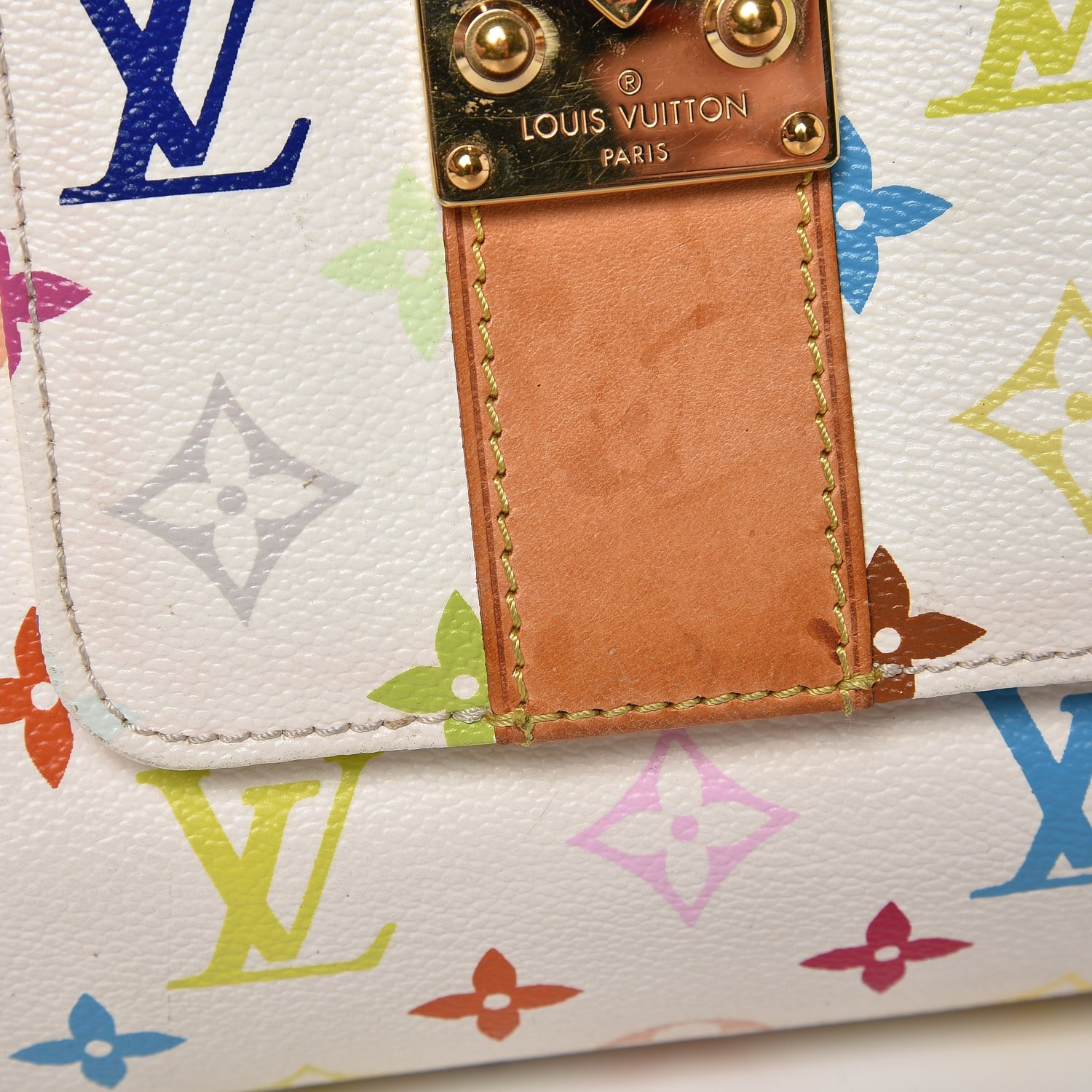 Louis Vuitton Monogram Multicolor Speedy 30 White 10 of 12