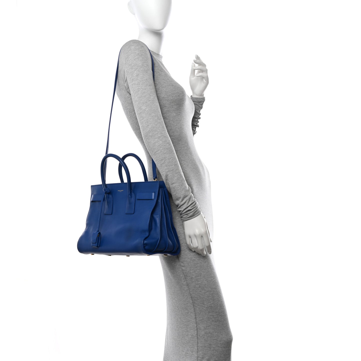 Calfskin Small Sac De Jour Blue Majorelle