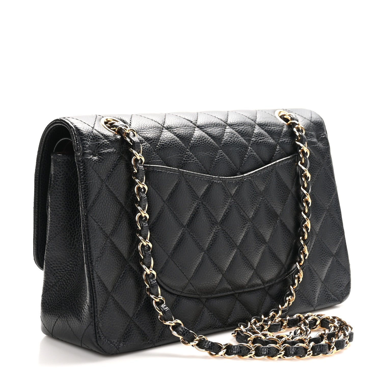 Chanel Caviar Quilted Medium Double Flap Black 3 of 10