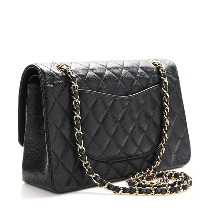 Chanel Caviar Quilted Medium Double Flap Black 3 of 10