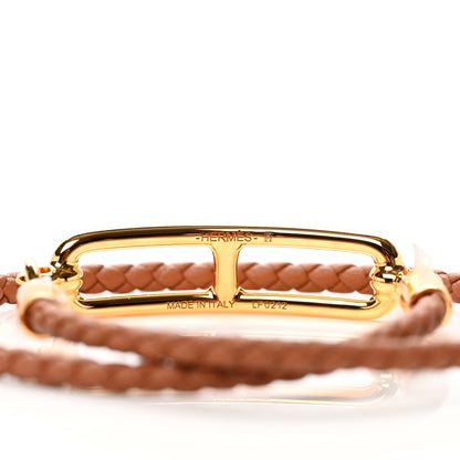 Hermes Swift Roulis Double Tour Bracelet T1 Gold 4 of 5