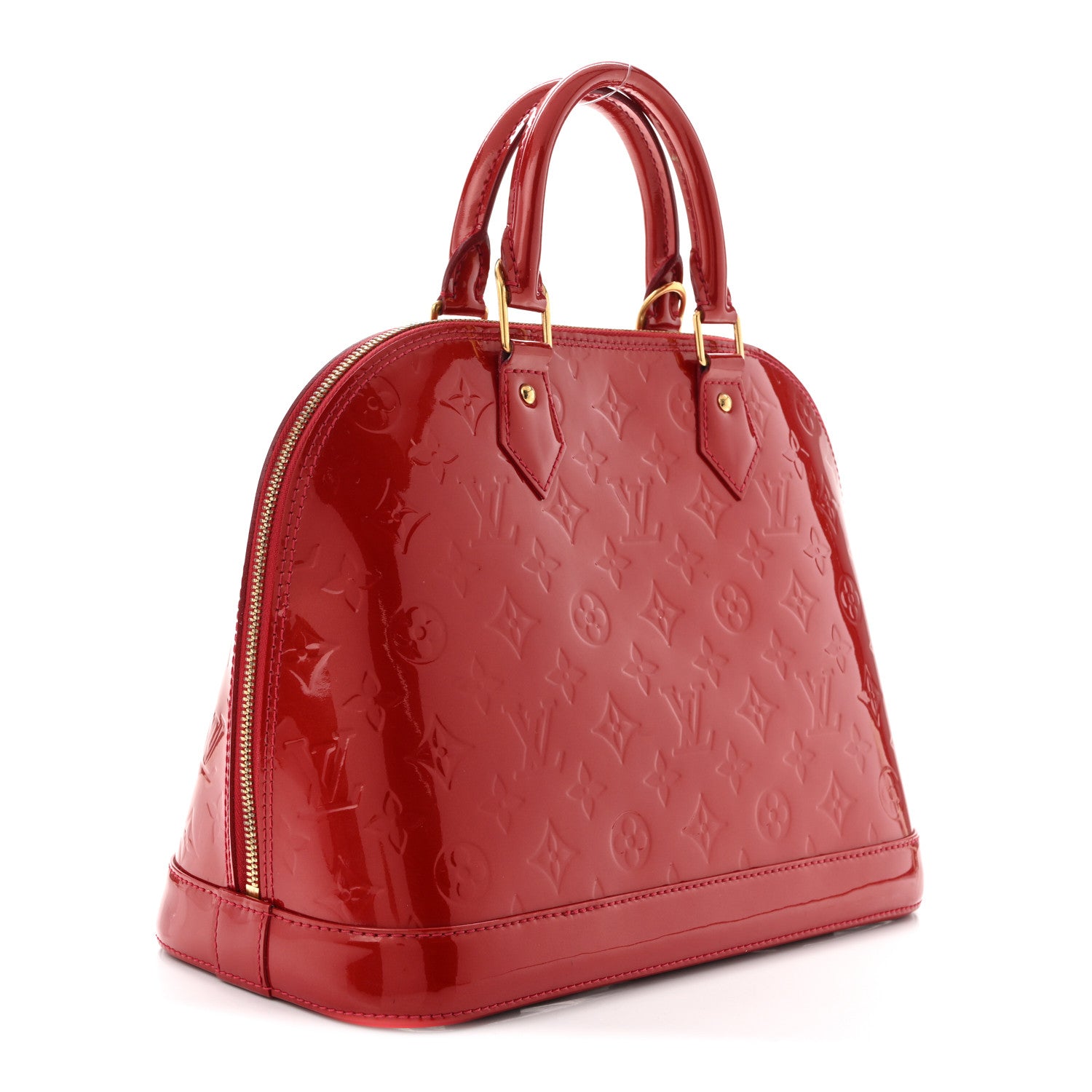 Louis Vuitton Vernis Alma PM Pomme D'Amour 3 of 10