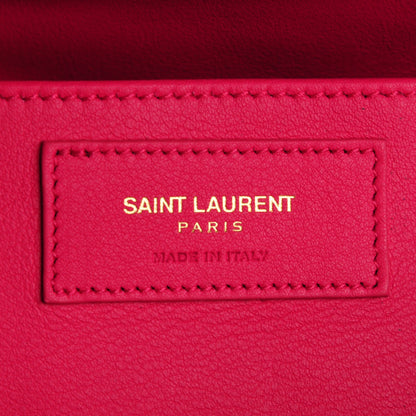 Saint Laurent Calfskin Monogram Baby Cabas Fuchsia 5 of 7