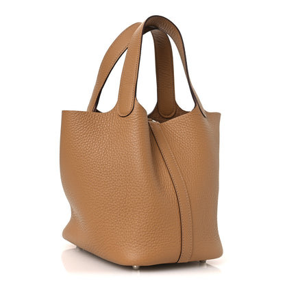 Hermes Taurillon Clemence Picotin Lock 18 PM Biscuit 3 of 12