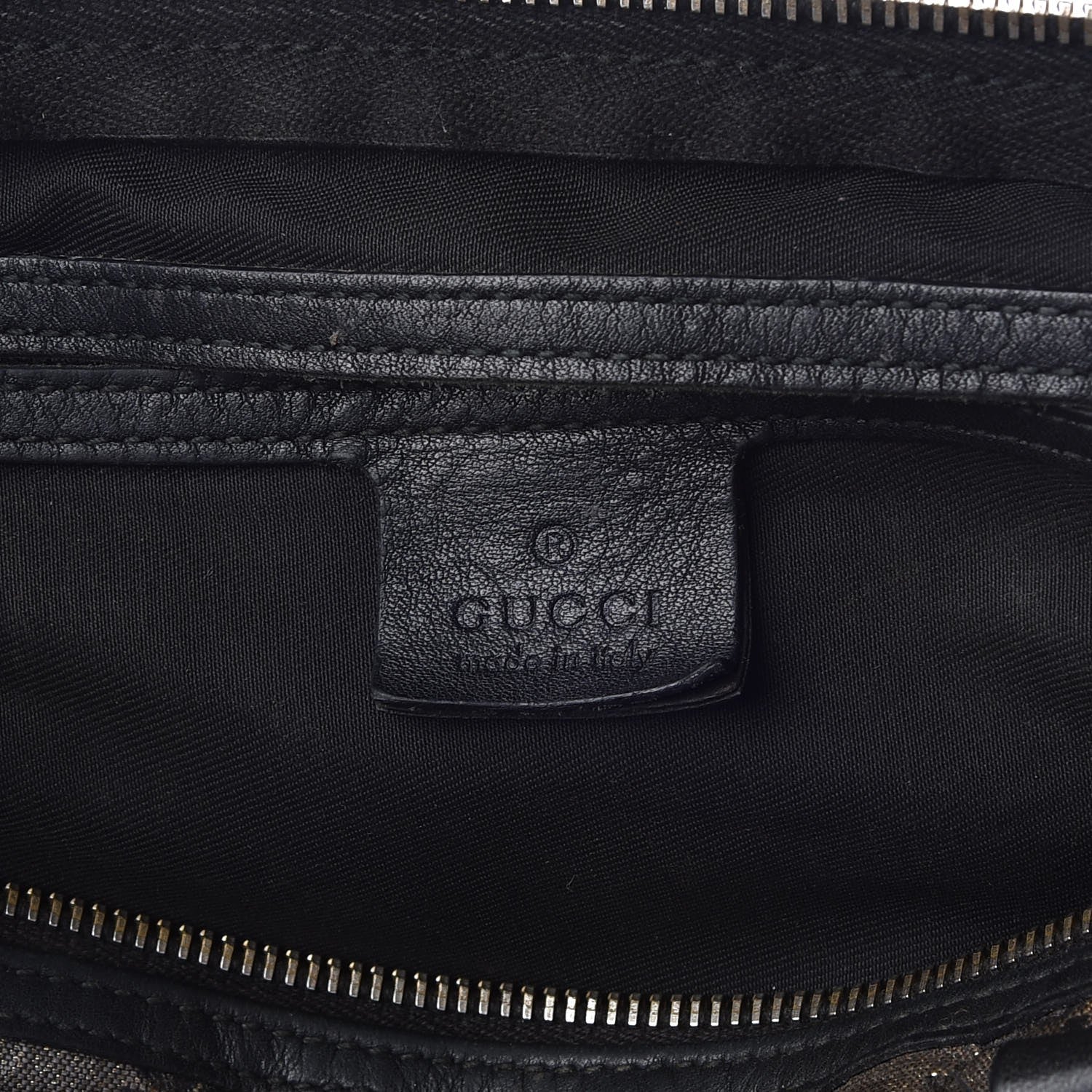 Gucci Crystal Monogram Medium Joy Boston Black 7 of 18