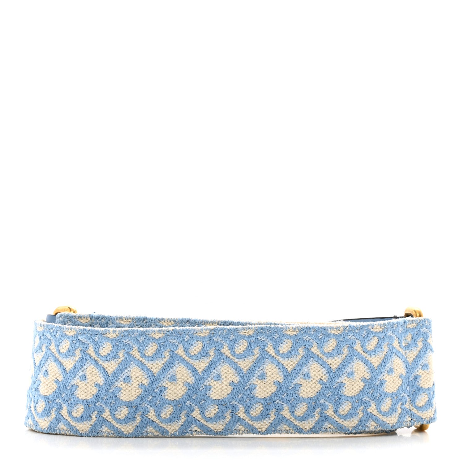 Christian Dior Oblique Adjustable Shoulder Strap Cornflower Blue 2 of 3