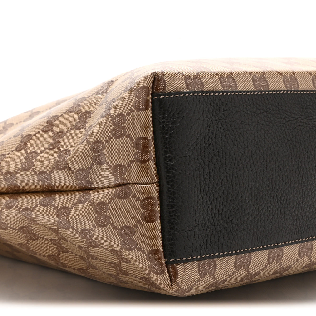 Gucci Crystal Monogram Tote Dark Brown 10 of 11