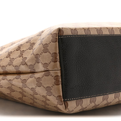Gucci Crystal Monogram Tote Dark Brown 10 of 11