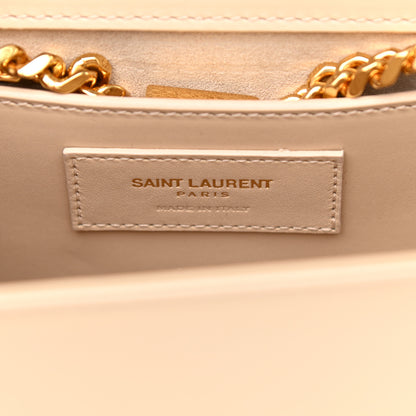 Saint Laurent Smooth Calfskin Medium Classic Monogram Kate Tassel Satchel Nude Powder 5 of 9