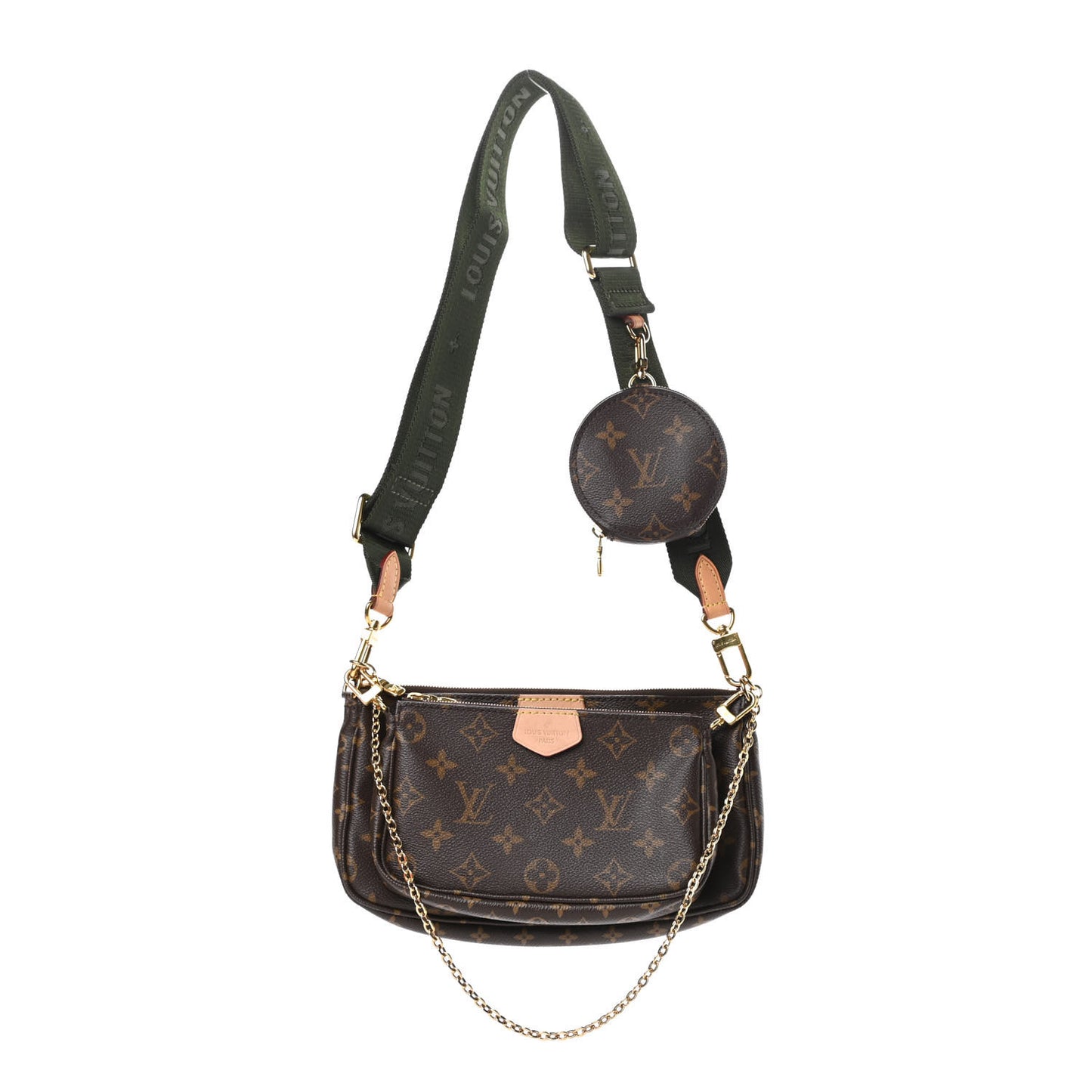 Monogram Multi Pochette Accessories Kaki