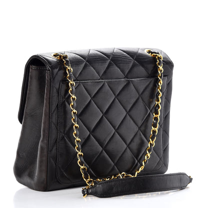 Chanel Lambskin Quilted Shoulder Bag Black 3 of 15
