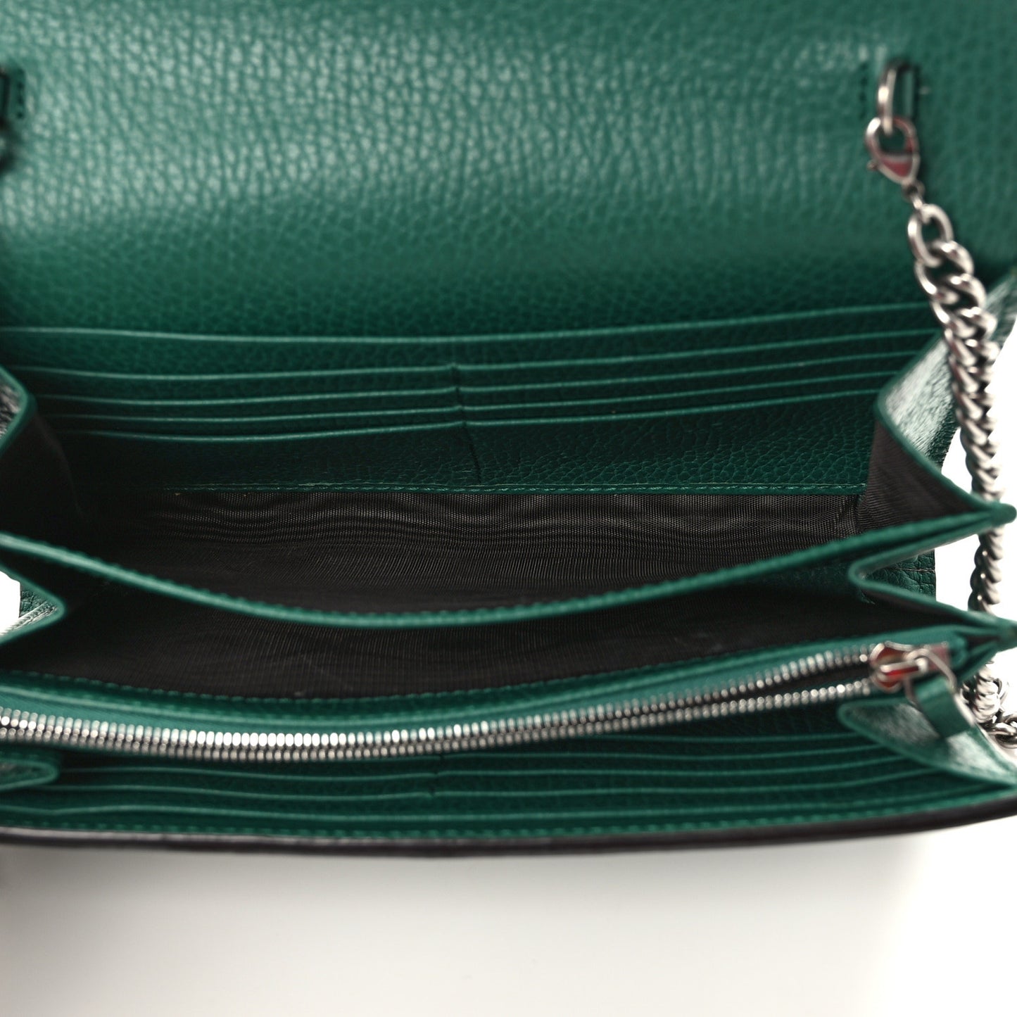 Calfskin Mini Dionysus Chain Wallet Emerald