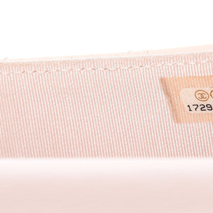 Chanel Patent Quilted Large Flap Wallet Pink 9 of 24