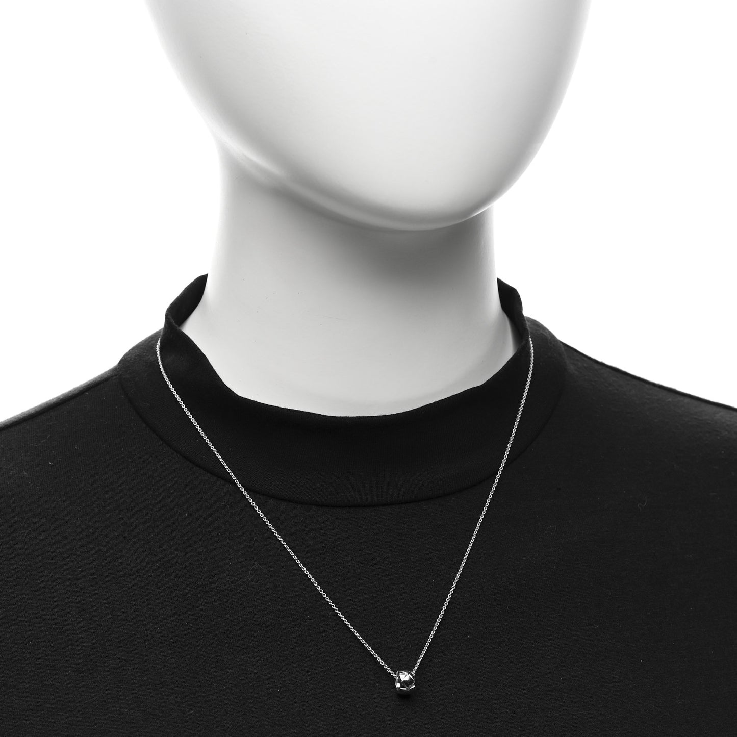 18K White Gold Coco Crush Pendant Necklace