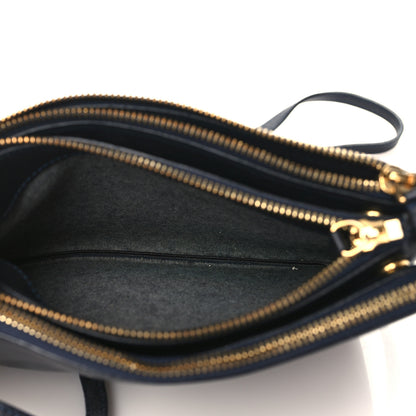 Celine Lambskin Small Trio Crossbody Bag Black 6 of 10