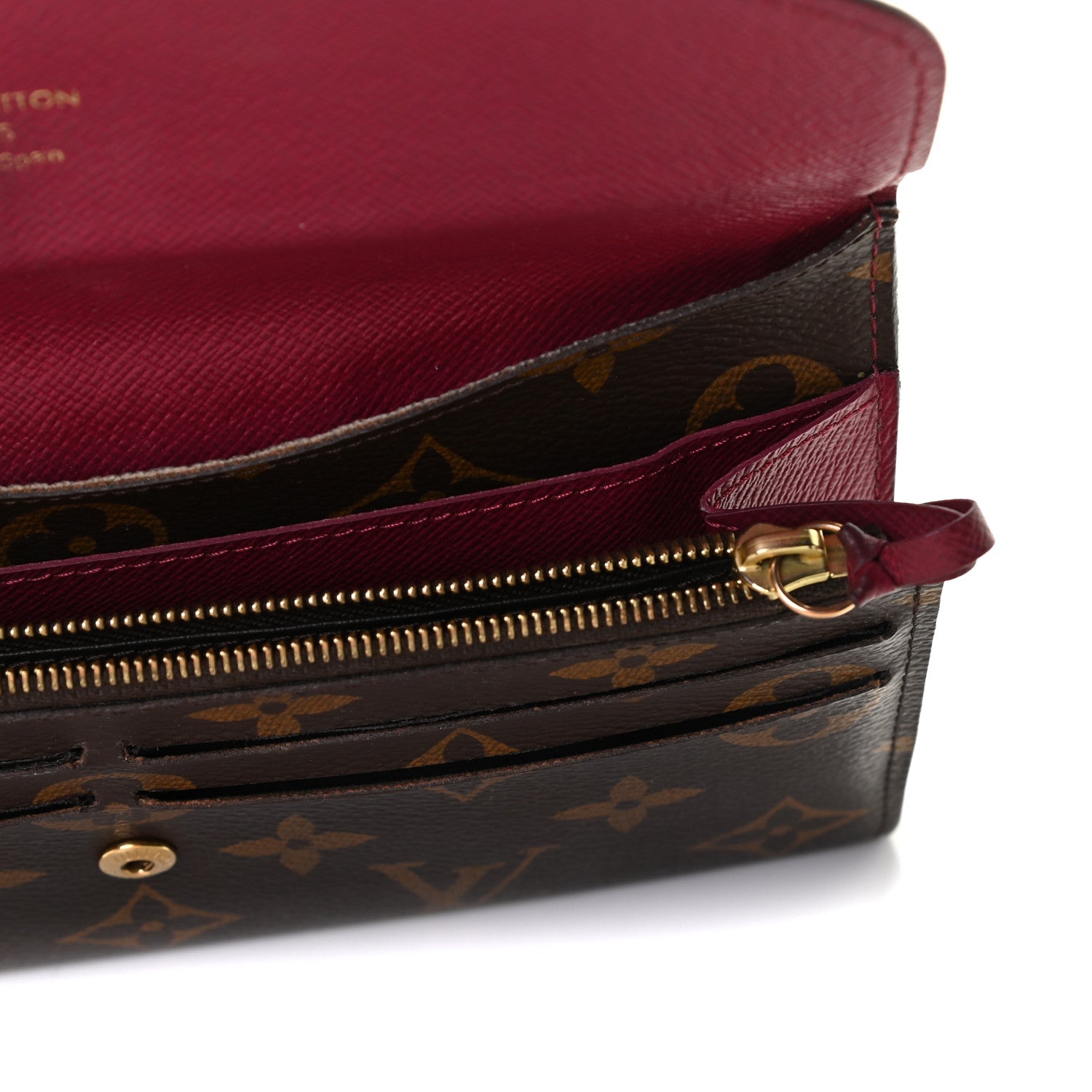 Louis Vuitton Monogram Emilie Wallet Fuchsia 5 of 11