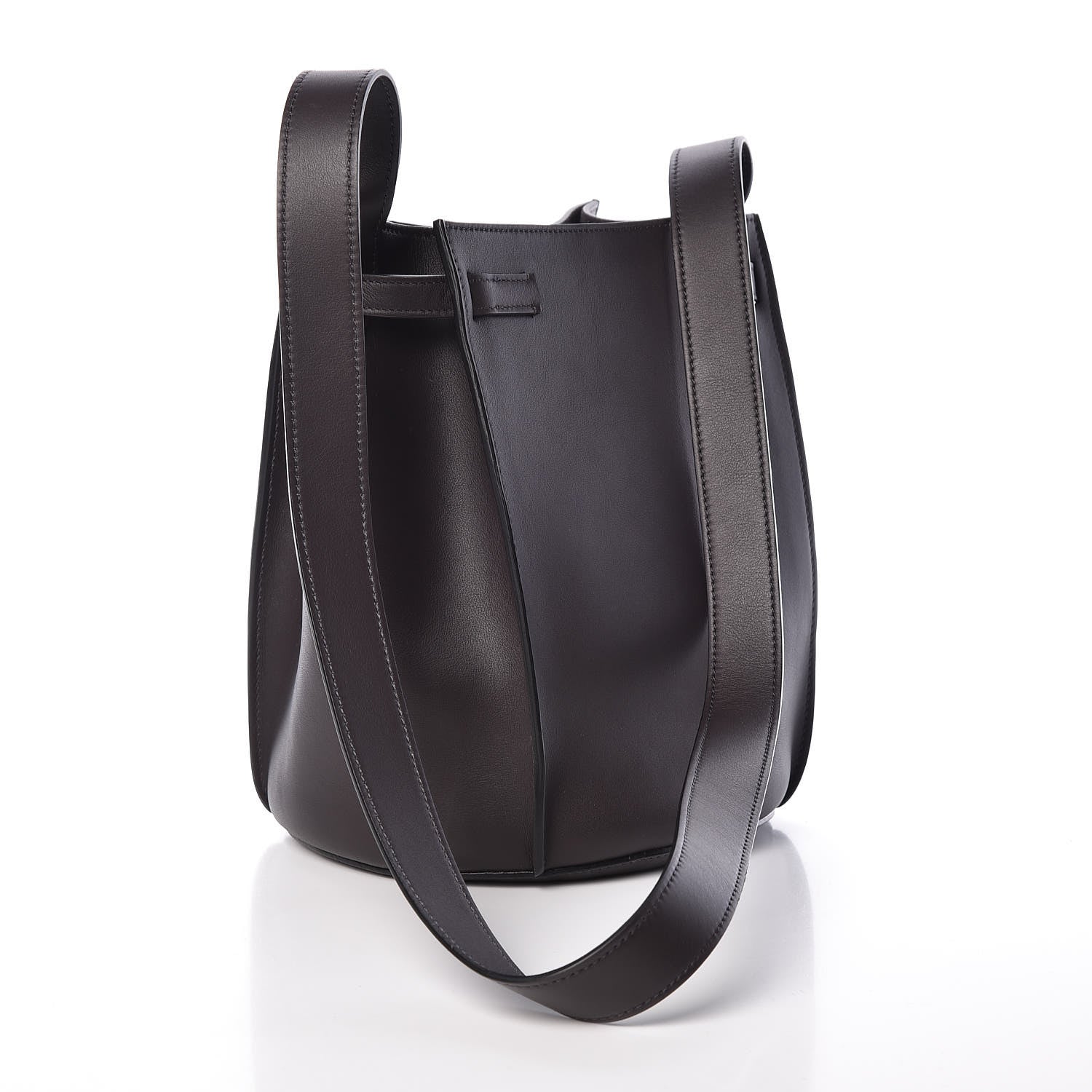 Celine Smooth Calfskin Long Strap Big Bucket Bag Liquorice 3 of 9