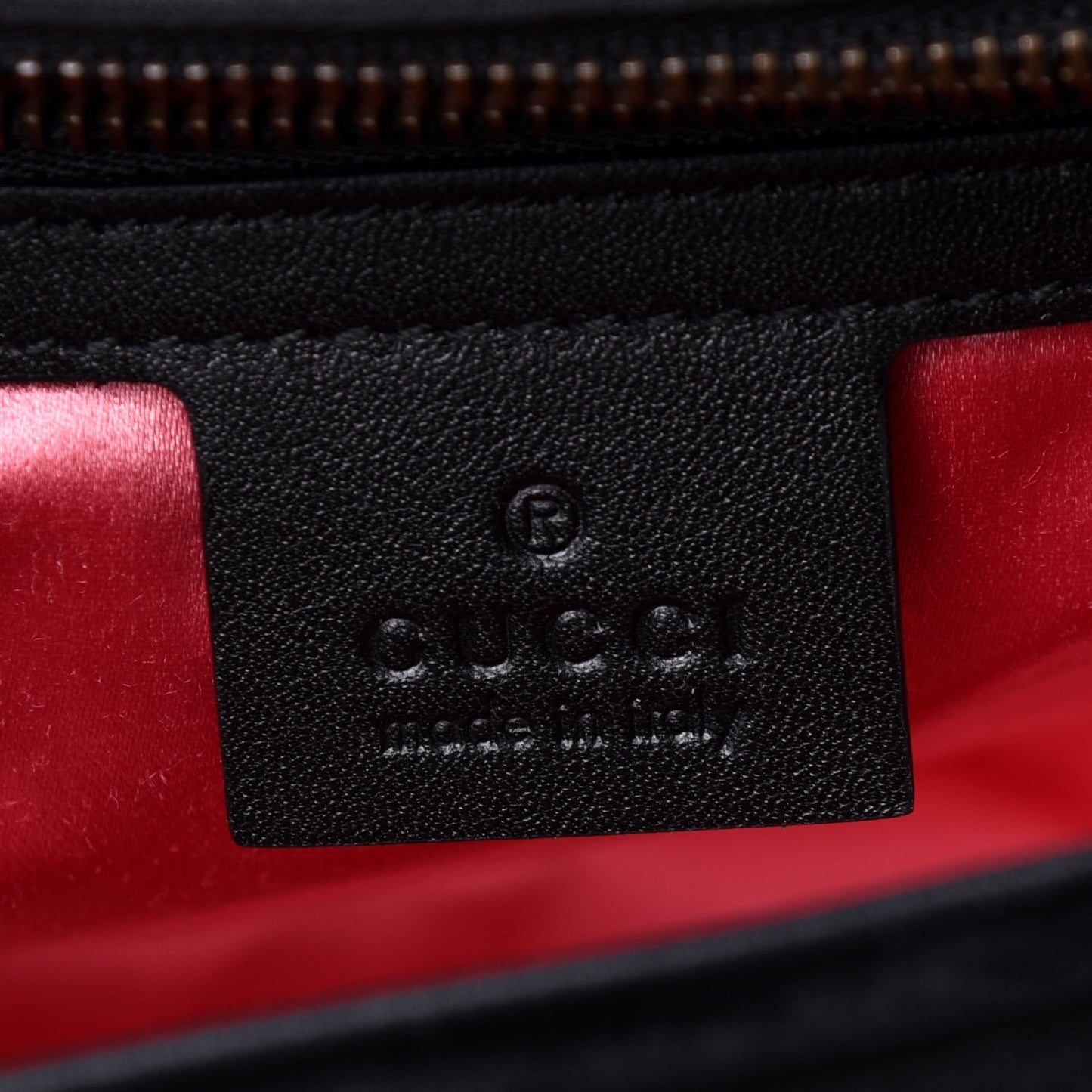 Velvet Matelasse Small GG Marmont Shoulder Bag Black