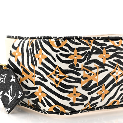 Louis Vuitton Monogram Giant Jungle Beach Pouch Ivory 8 of 9