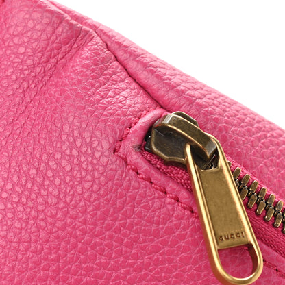 Gucci Grained Calfskin Small Logo Belt Bag Box Pink Green 11 of 11