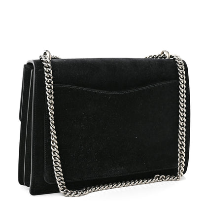 Gucci Suede Medium Dionysus Shoulder Bag Black 3 of 14
